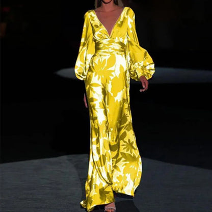 MS | Modisches Kleid mit V-Ausschnitt