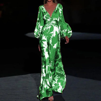 MS | Modisches Kleid mit V-Ausschnitt